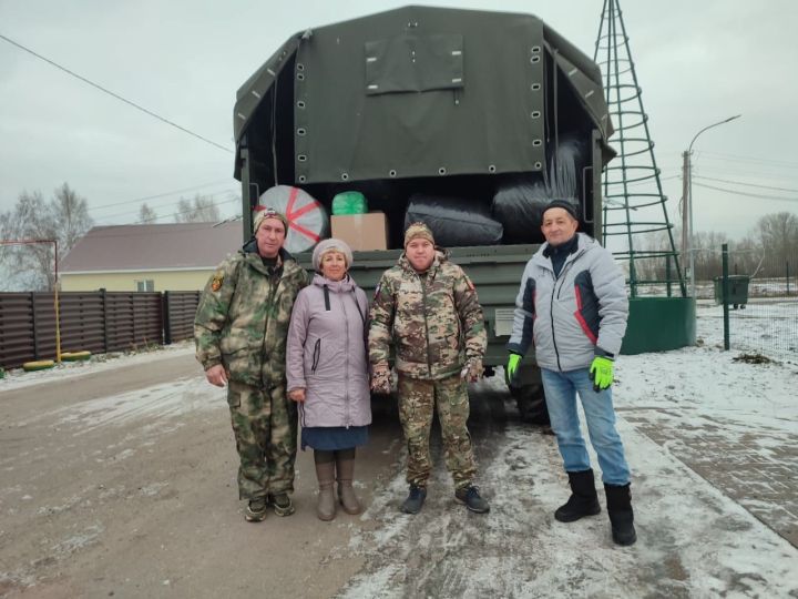 Минзәлә районыннан махсус хәрби операция зонасына чираттагы гуманитар йөк озатылды