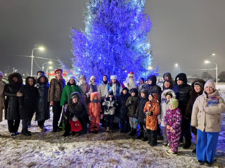 В посёлке Садак Мензелинска царила настоящая новогодняя сказка