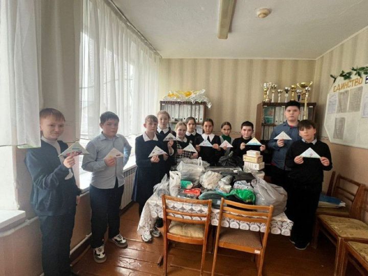 Кузембетьевская школа проявила единство в поддержке военнослужащих