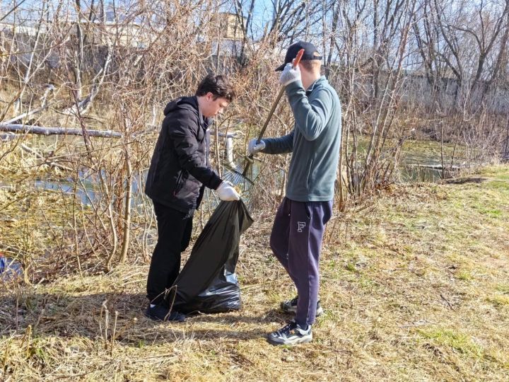 Мензелинцы приняли участие в субботнике