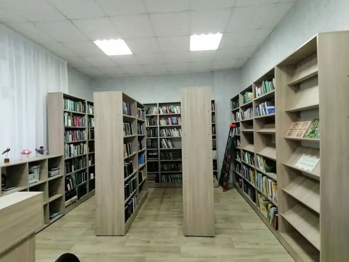После ремонта библиотека деревни Атрякле Мензелинского района обрела новый облик