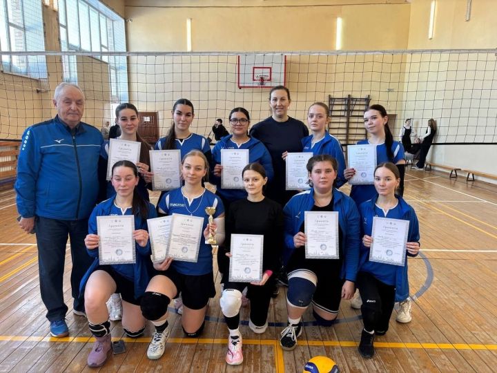 Волейболисты Мензелинского педколледжа заняли призовые места