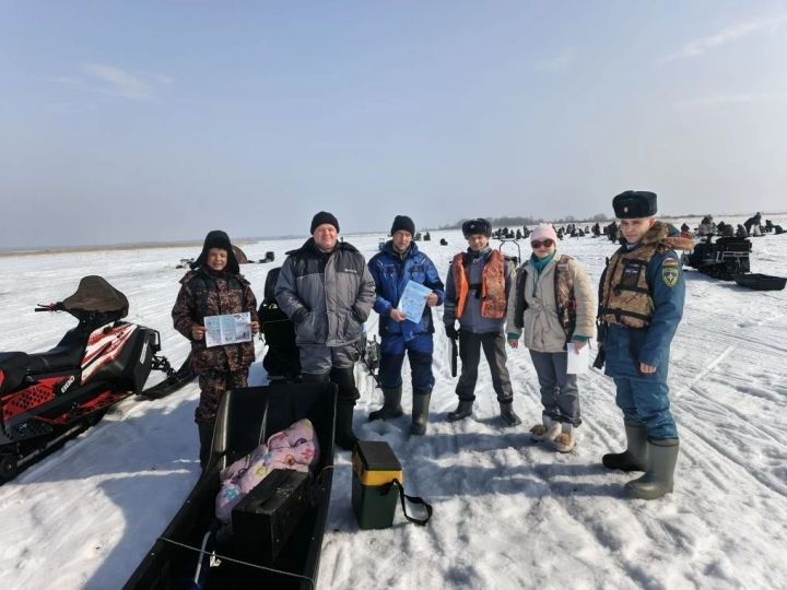 В Мензелинском районе 21 марта 2026 года состоялся профилактический рейд в водном пространстве Нижнекамского водохранилища