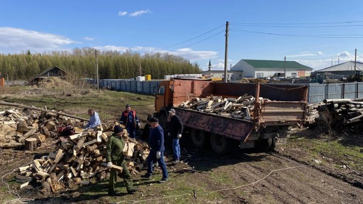 Сотрудники редакции приняли участие в заготовке дров
