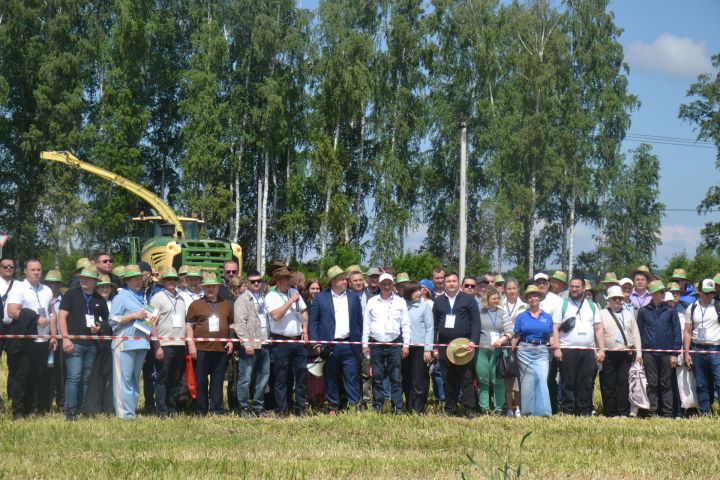 Минзәлә районында кыр көнендә агродрон эшен күрсәттеләр һәм агрокласслар тәҗрибәсе белән уртаклаштылар