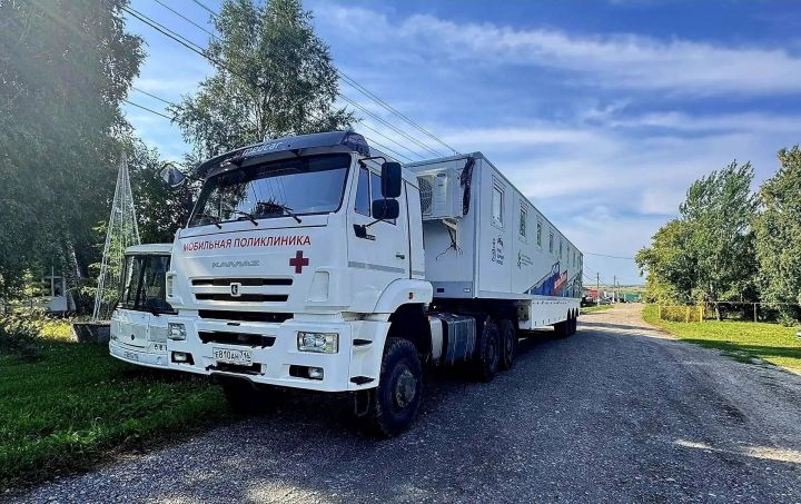 Мобильная поликлиника продолжает работу в селах Мензелинского района
