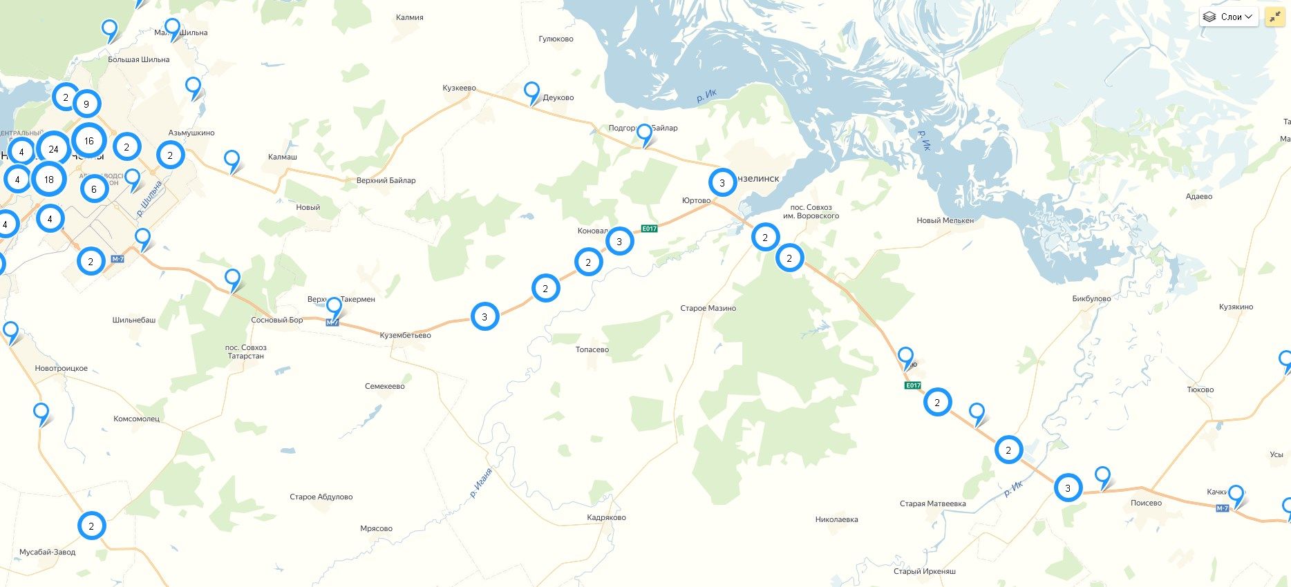 Карта рамок платон. Где находится Мензелинск. Трасса Мензелинск Набережные Челны. Карта автомобильных дорог Мензелинского района. Гулюково Мензелинский район карта.