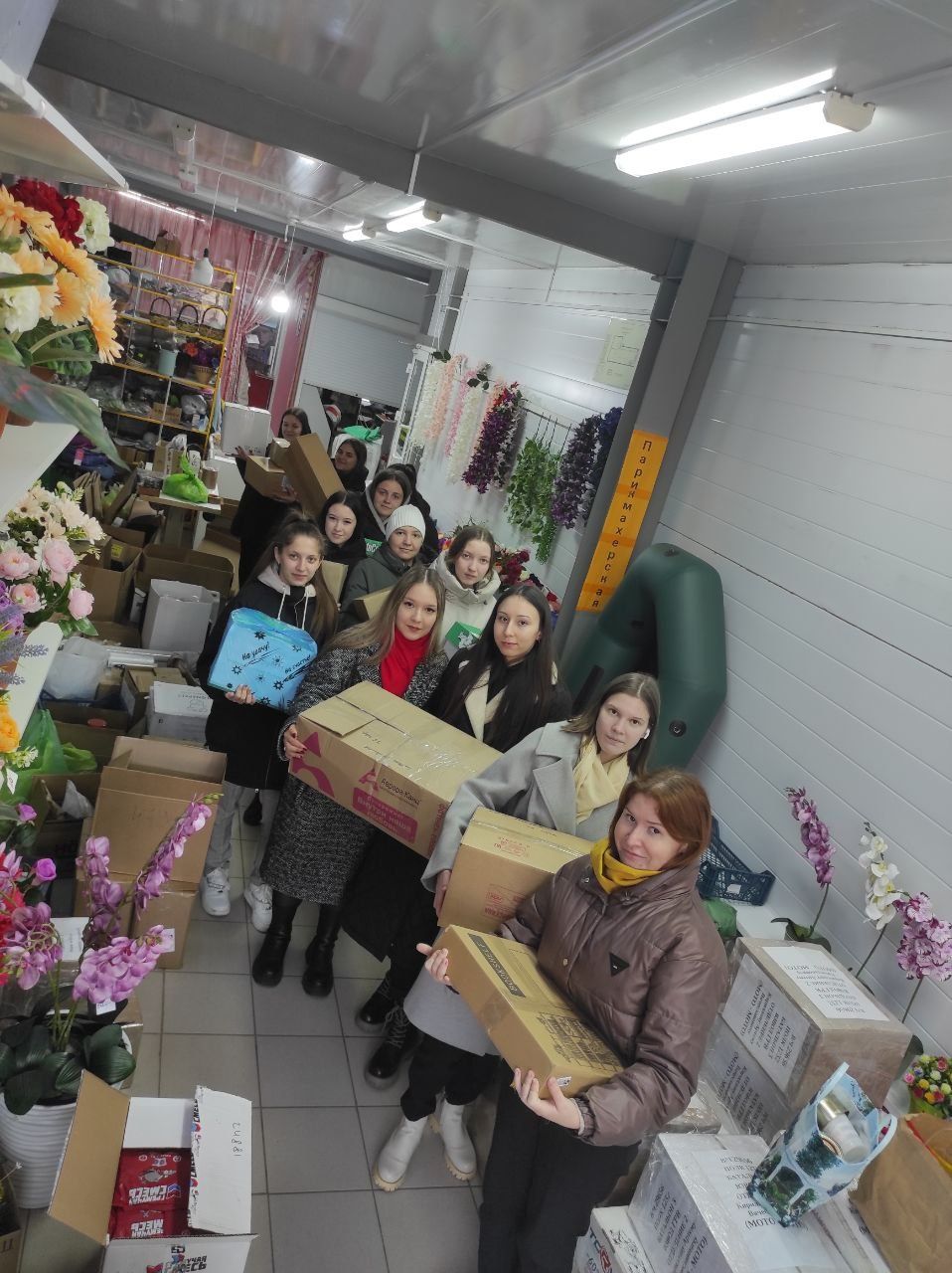 Минзәләлеләр махсус хәрби операциядәге егетләрнең өсләре бөтен, тамаклары тук булуын кайгырта