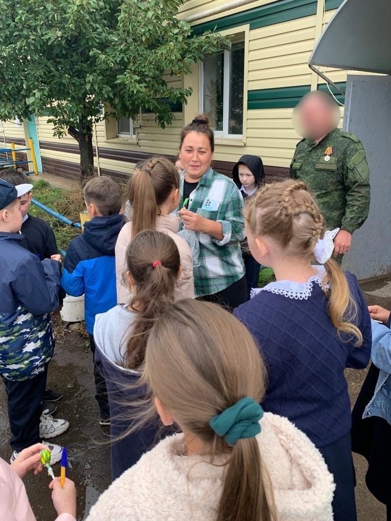Дети в Кузембетьево посетили семьи участников СВО