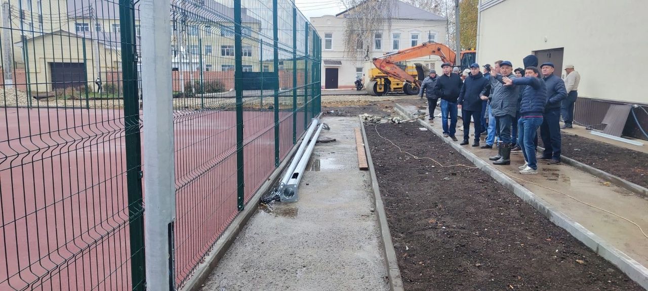 При строительстве новых объектов в Мензелинске улучшается и облик близлежащих улиц