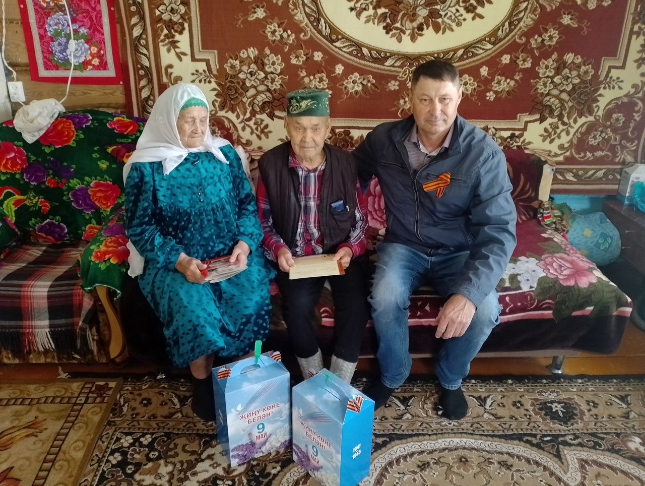 Аюда якынлашып килүче Бөек Җиңү бәйрәме уңаеннан ветераннарны котладылар