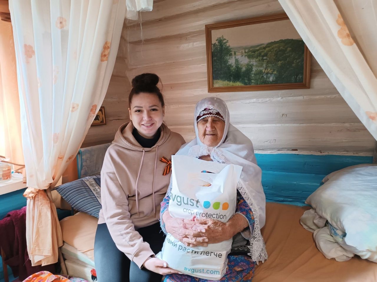«Август-Минзәлә» компаниясе ветераннарны якынлашып килүче Җиңү көне белән котлады