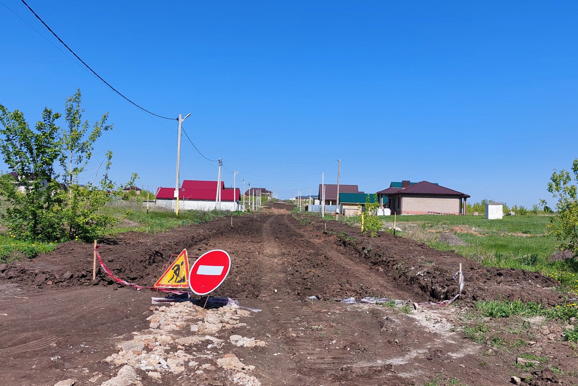 В Мензелинске полным ходом идут дорожные работы