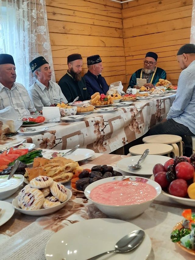 Минзәлә районы Бакчасарай авылында төзекләндерелгән мәчеттә Корбан ашы узды