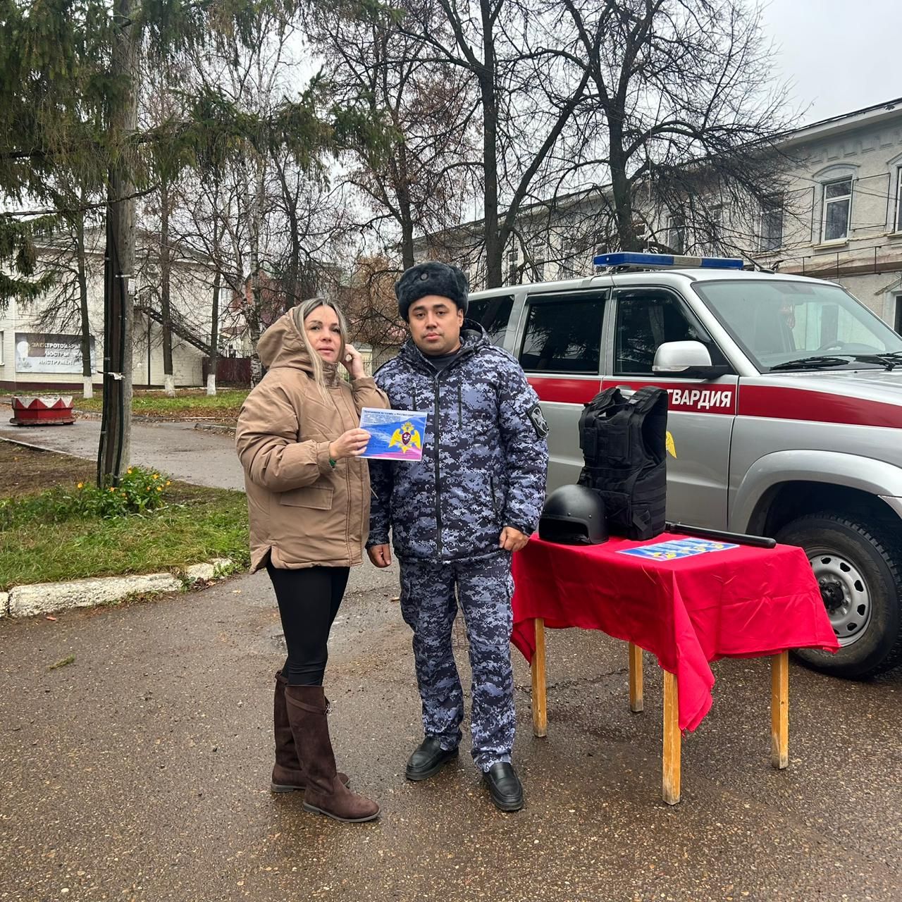 Мензелинцам рассказали о службе во вневедомственной охране Росгвардии