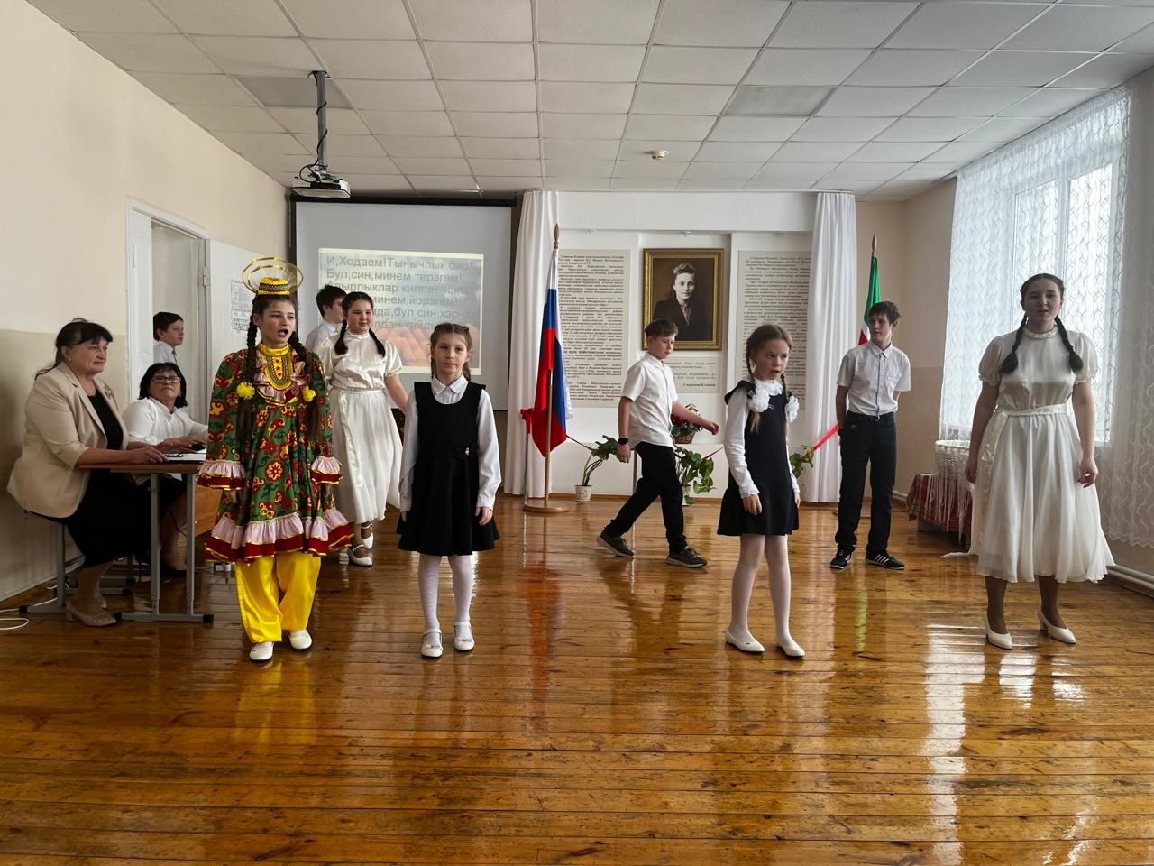 В Тат.Мушугинской школе прошло патриотическое мероприятие