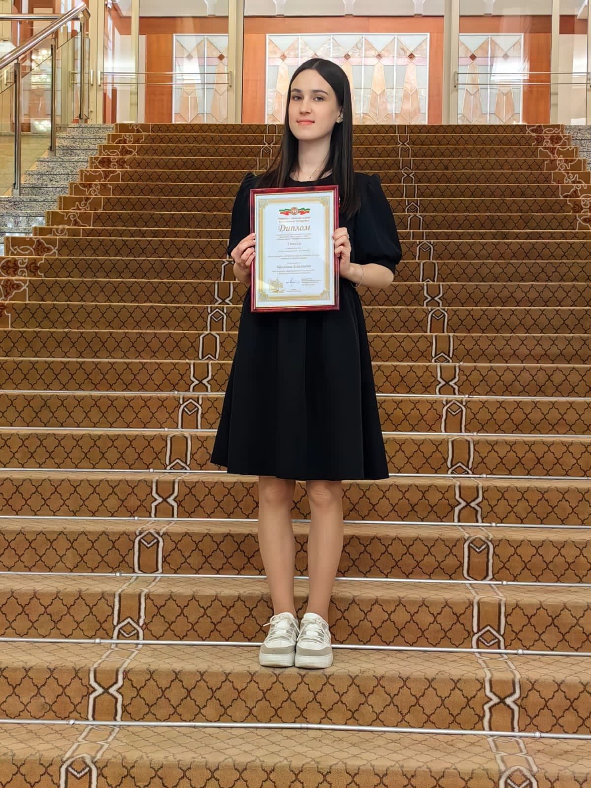 Ученица средней школы № 1 Елизавета Болонина стала победителем Республиканского конкурса