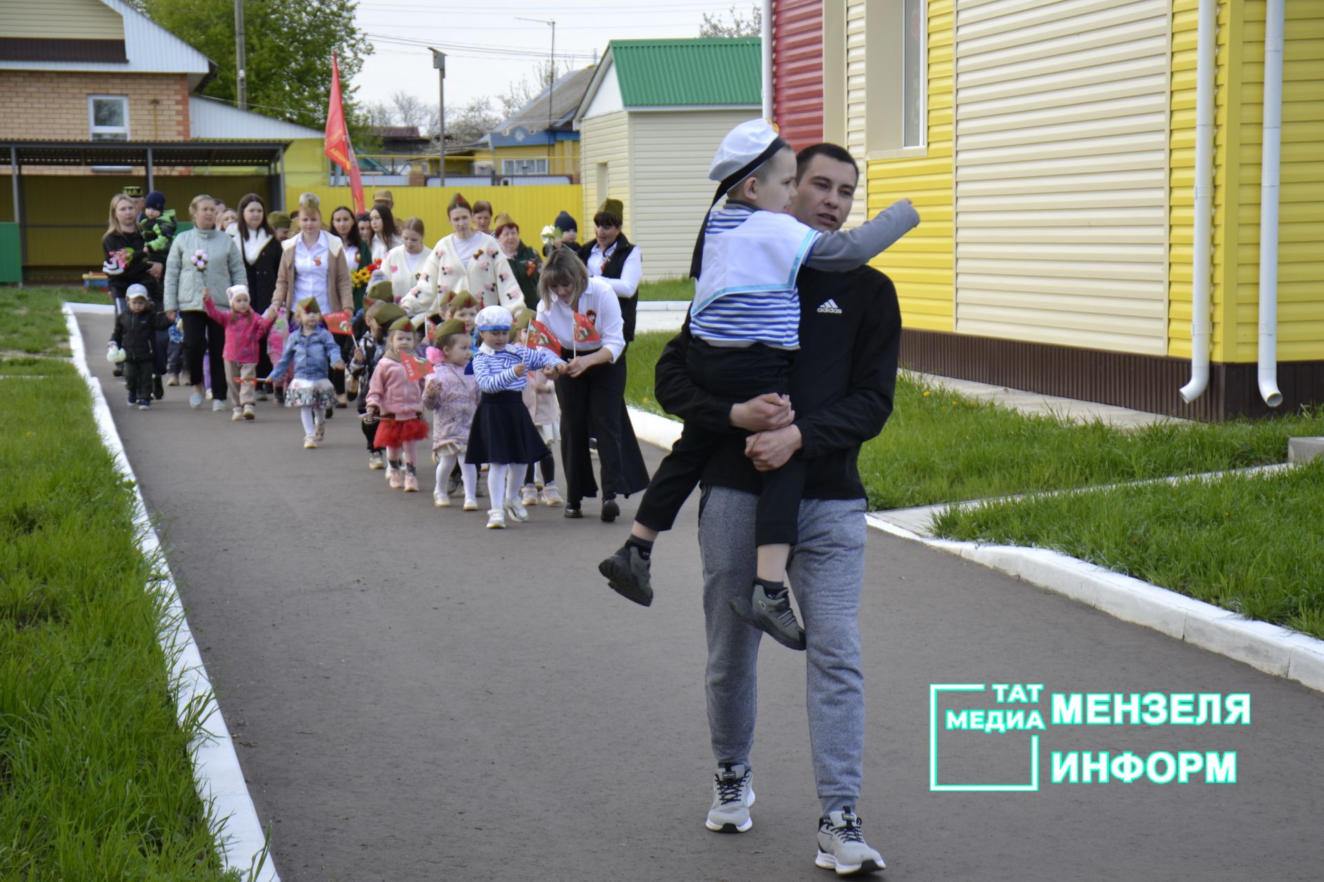В детском саду «Чишмэ» прошел Парад правнуков Победы