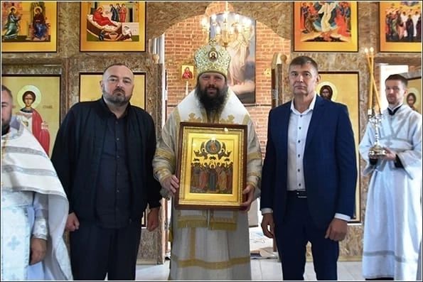В селе Старое Мазино освящен храм Вознесения Господня