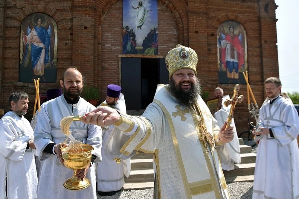 В селе Старое Мазино освящен храм Вознесения Господня