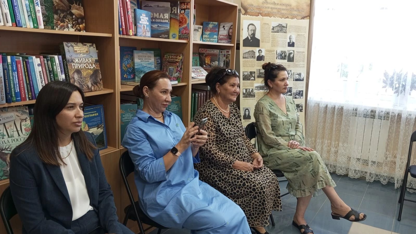 Район үзәк китапханәсендә Минзәлә шагыйрәсе Бәһиҗә Мифтахованың тууының 100 еллыгына багышланган чара узды