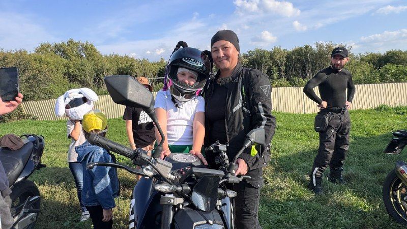 Байкеры устроили праздник в приюте «Тургай»