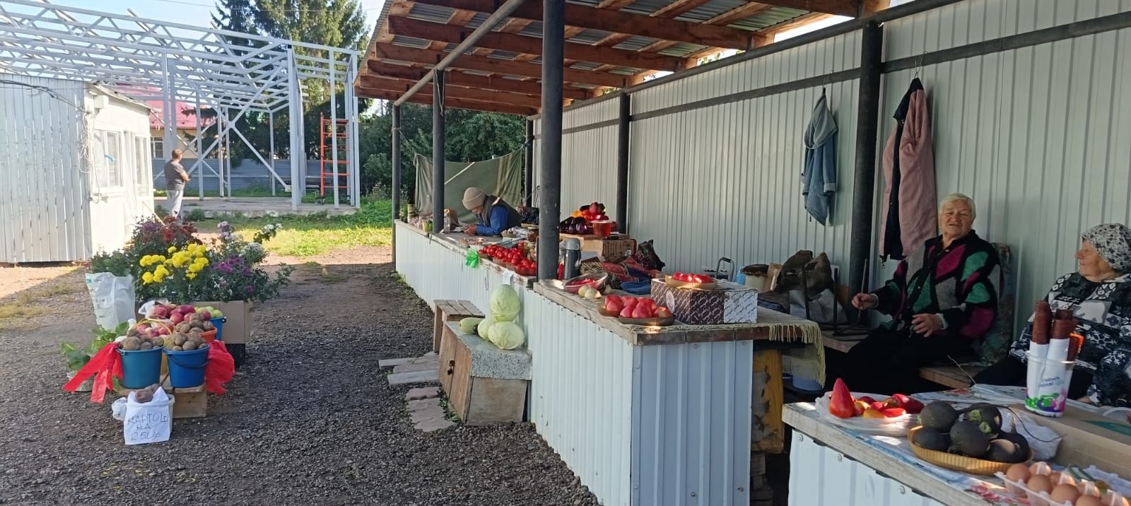 Мензелинский рынок радует изобилием осенних даров