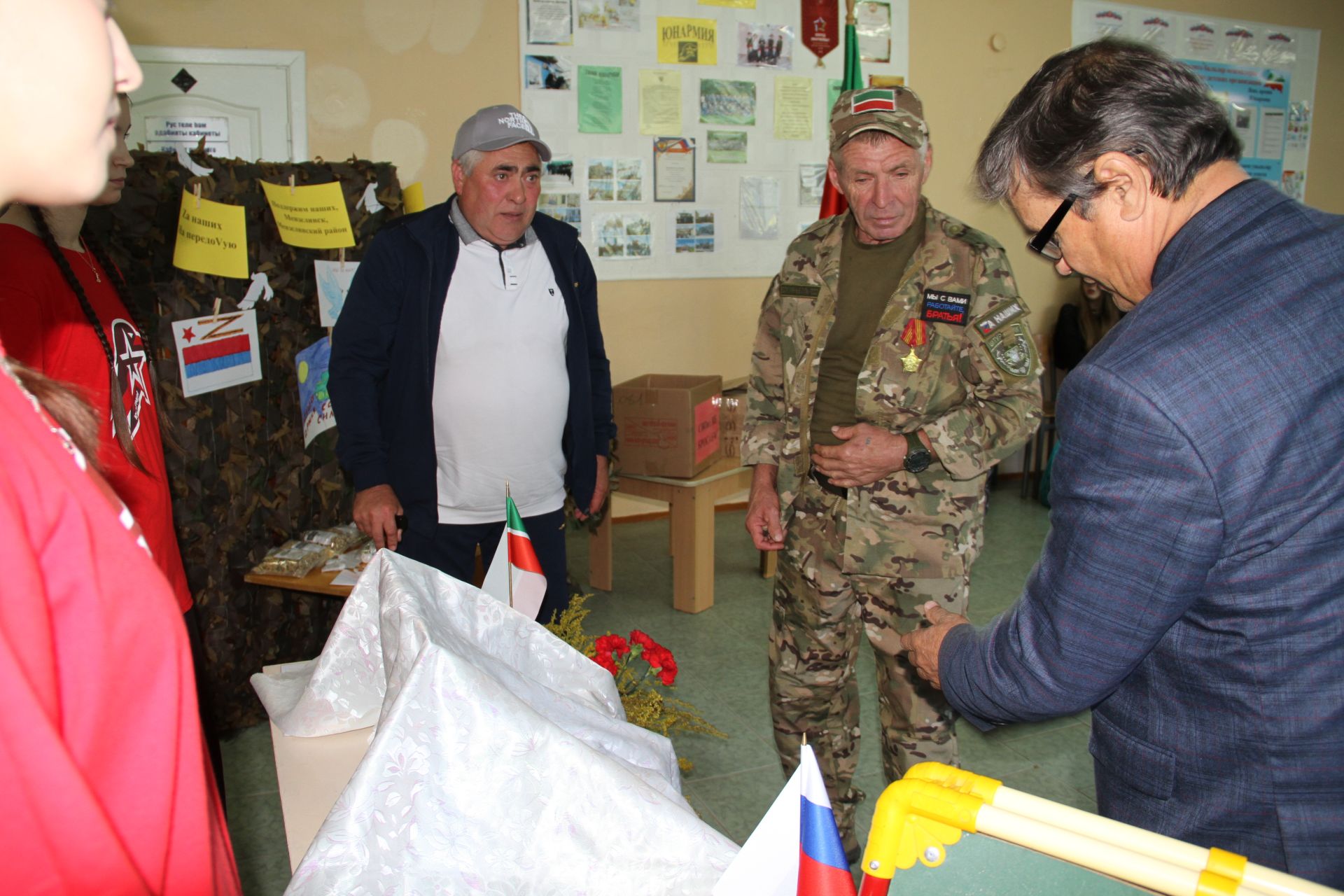В Урусовской школе открылась «Парта Героя»