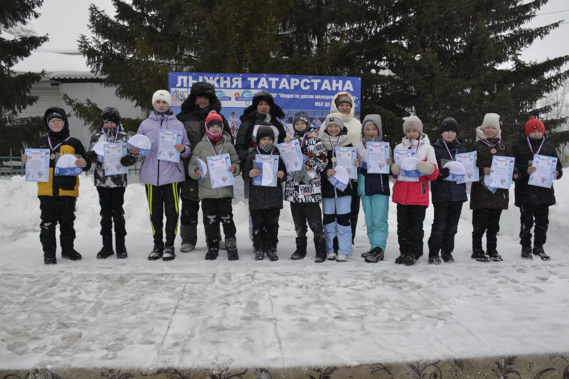 В Мензелинске состоялась «Лыжня России»