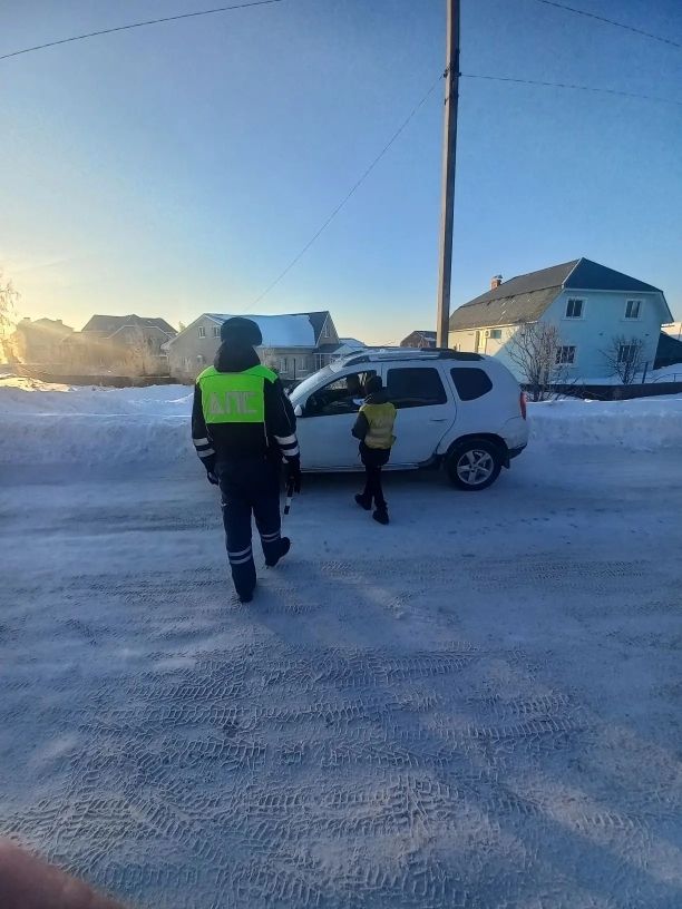Мензелинским водителям напомнили о безопасности на дорогах