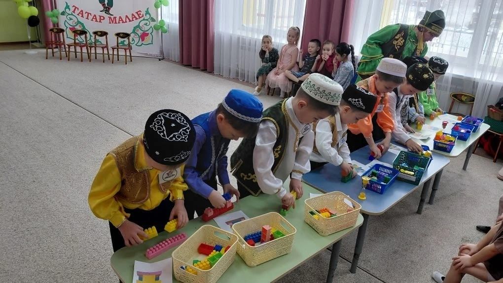 В детском саду «Солнышко» прошел конкурс «Татар малае»