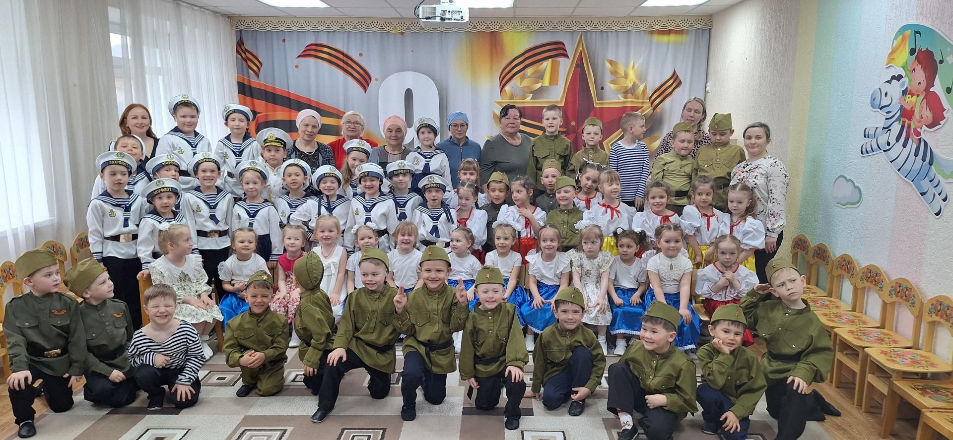 Трогательный концерт-конкурс песен военных лет прошел в детсаду №5 «Зоренька» Мензелинска