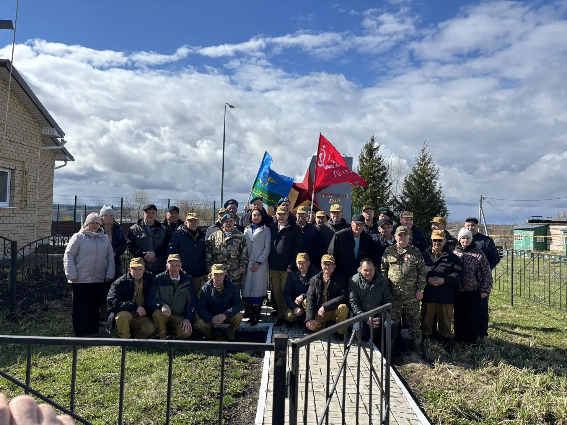 В селе Тулубаево на домах ветеранов-афганцев установили доски памяти