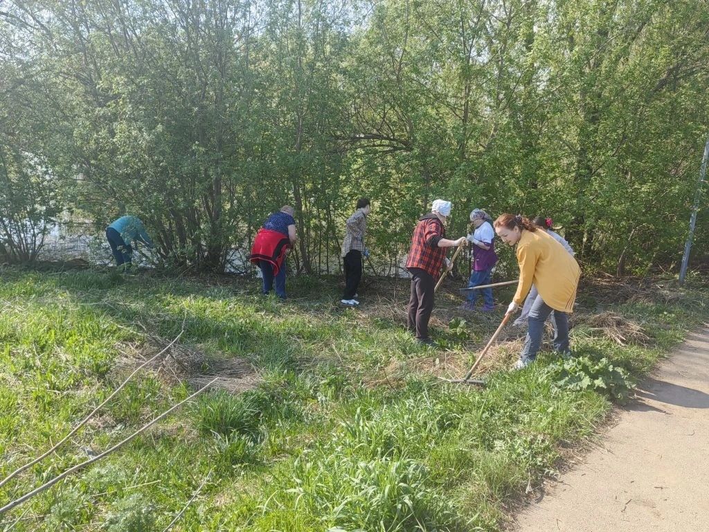 В Мензелинске привели в порядок территорию озера за районной больницей