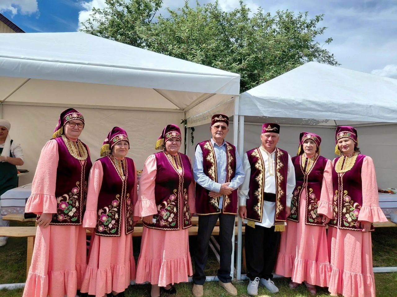 Минзәлә районы фольклор ансамбльләре Актаныш районында Авыл көнендә катнаштылар