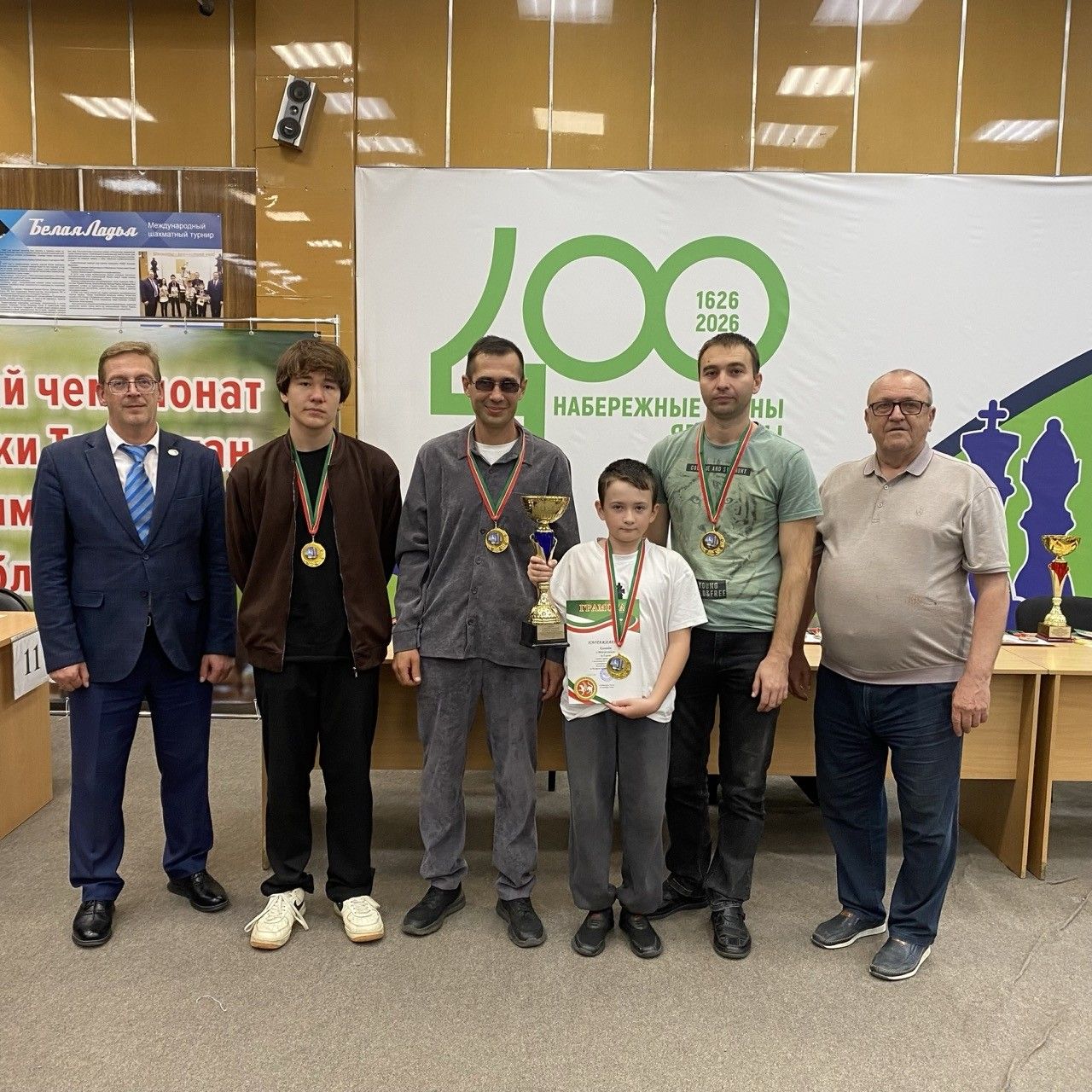 Шахматисты Мензелинского района завоевали кубок чемпионата Татарстана