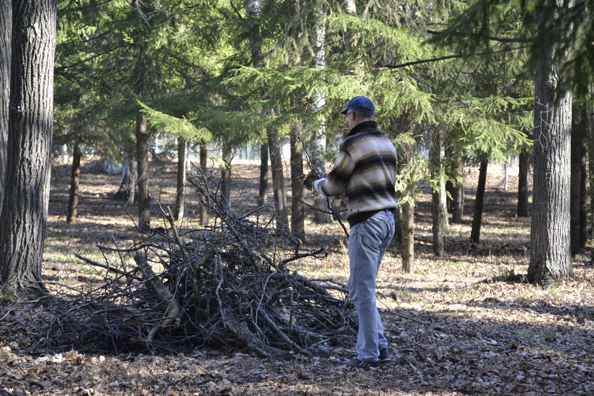 В парке имени Ленина, на территории озера Кучканка прошли субботники.