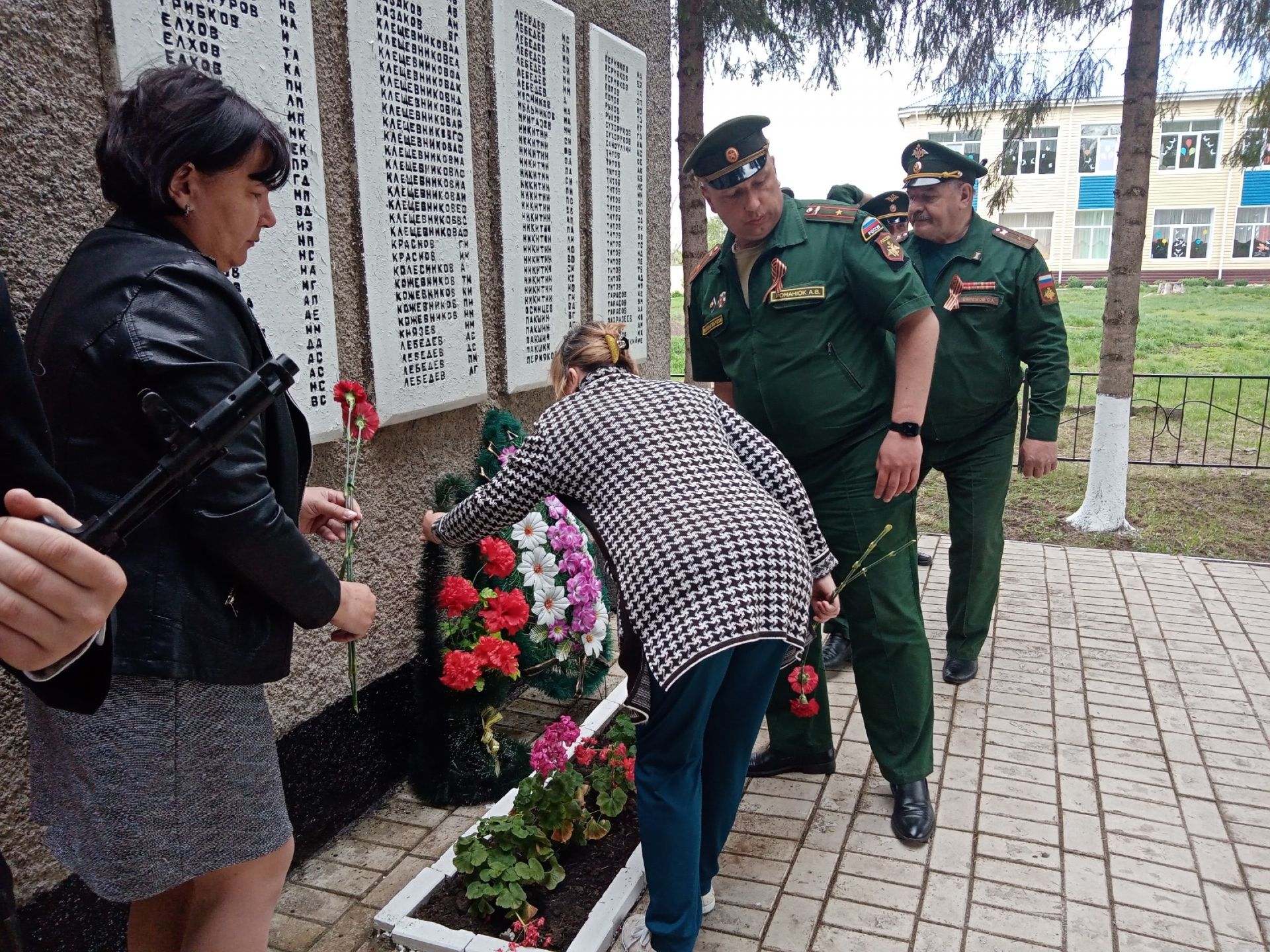 Митинг, посвященный Дню Победы, в кадетской школе-интернате