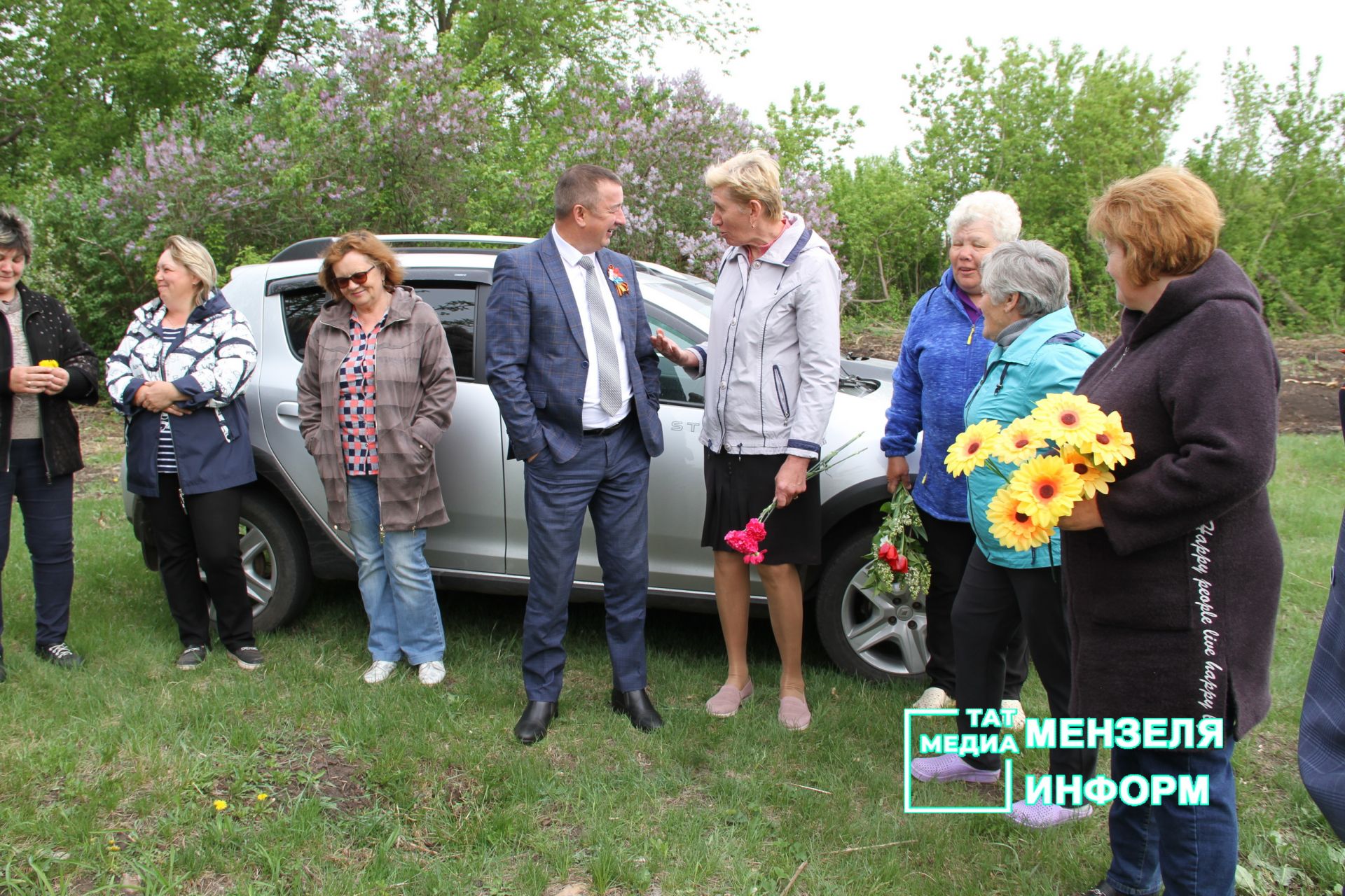 В селе Степановка Аюского сельского поселения собрались все жители села по случаю 78-й годовщины Великой Победы