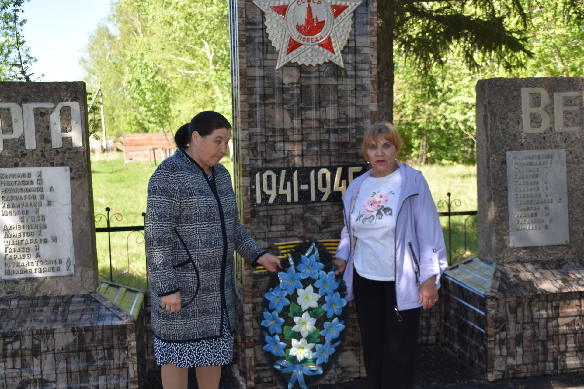 Иске Иркәнәштә Бөек Җиңүнең 80 еллыгына багышланган бәйрәм митингы