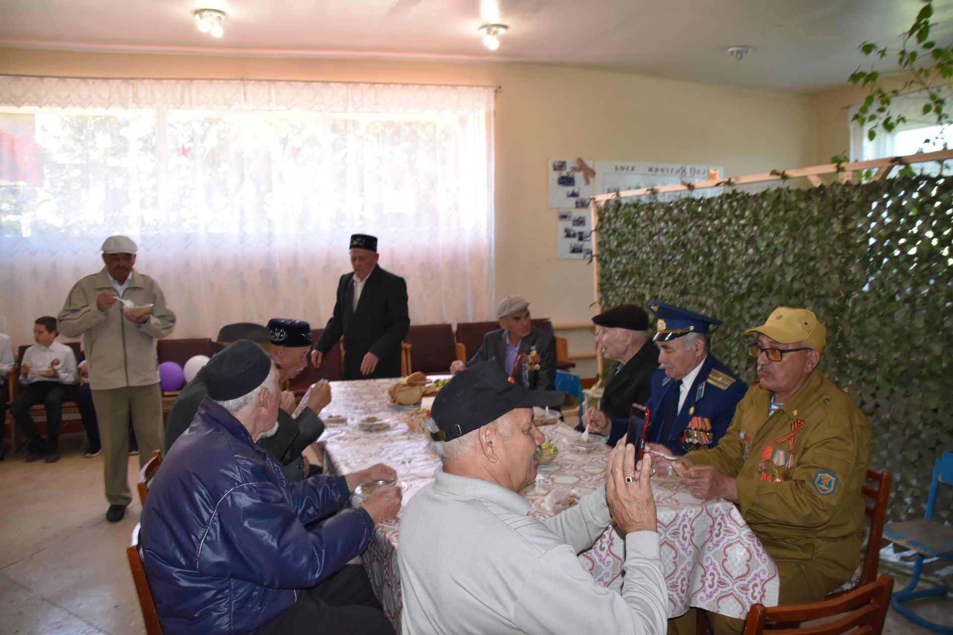 Иске Иркәнәштә Бөек Җиңүнең 80 еллыгына багышланган бәйрәм митингы
