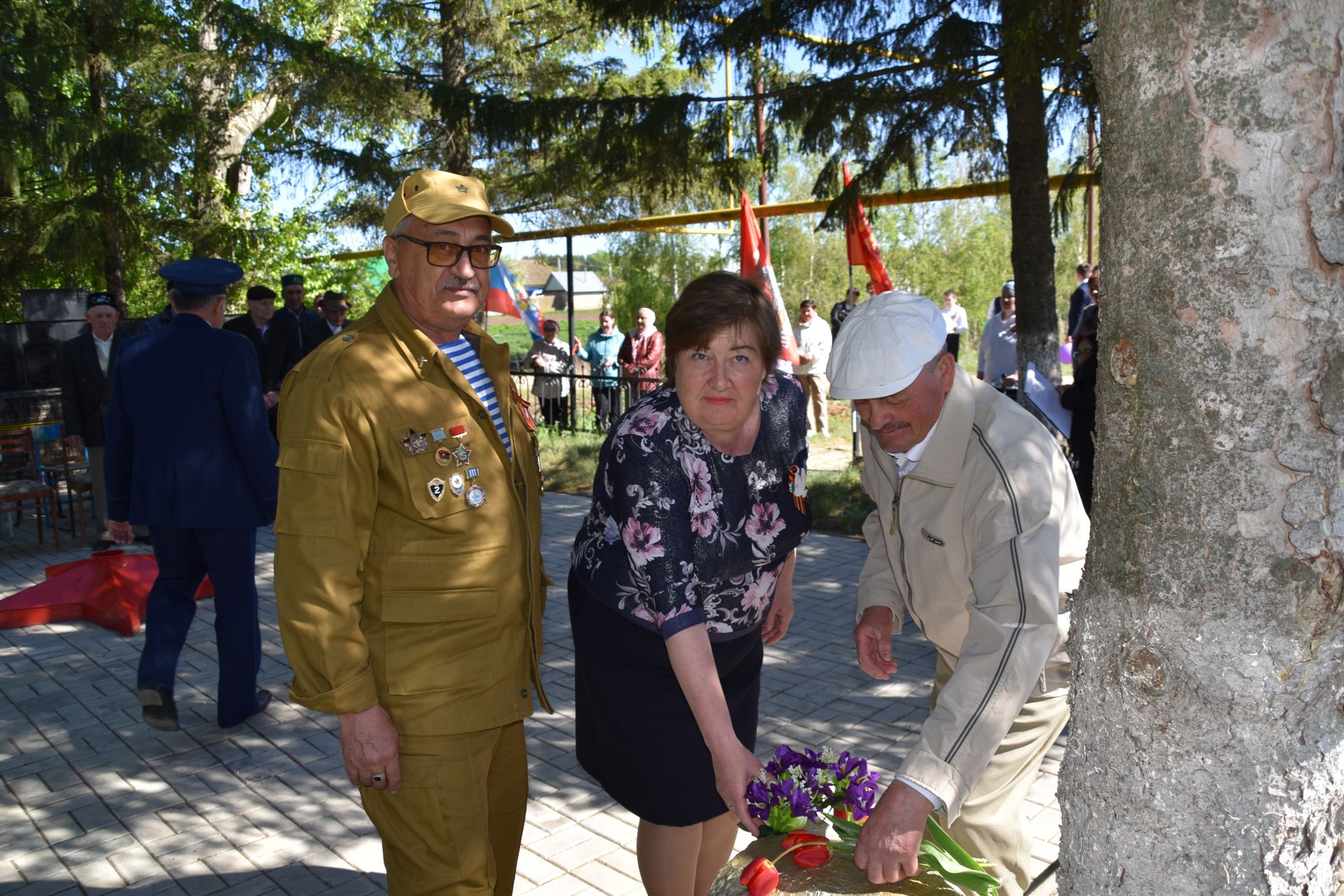 Иске Иркәнәштә Бөек Җиңүнең 80 еллыгына багышланган бәйрәм митингы