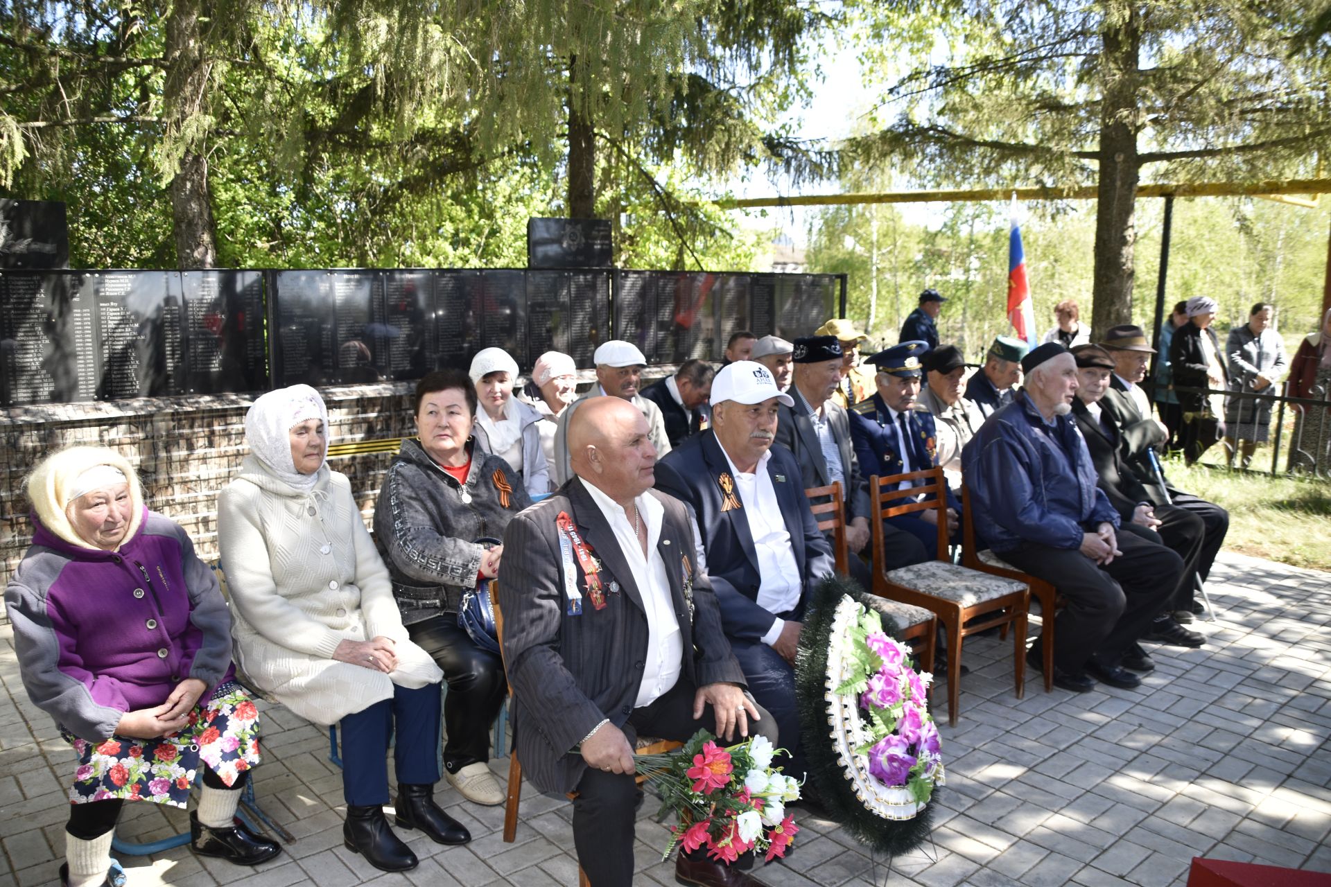 Иске Иркәнәштә Бөек Җиңүнең 80 еллыгына багышланган бәйрәм митингы