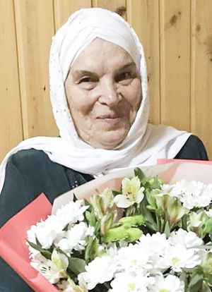 Тегермәнче авылында яшәүче кадерле әниебез Сания Галимәрдән кызы ХӘЕРТДИНОВАның 12 августта 80 яшьлек юбилее