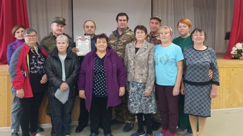 Благодарность бойцов волонтерам Мензелинска