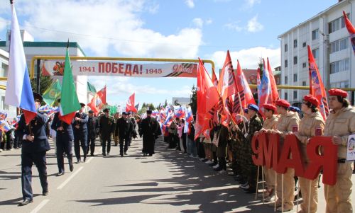 В Мензелинске прошёл Парад Победы