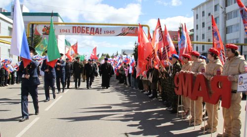 В Мензелинске прошёл Парад Победы