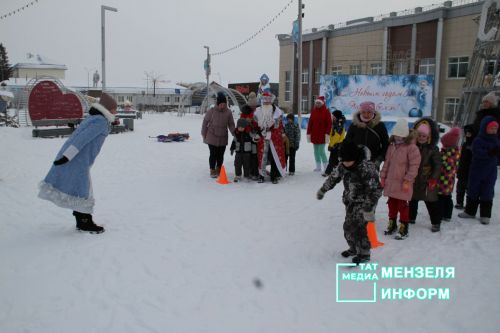 Зимние игры в Мензелинске прошли очень весело
