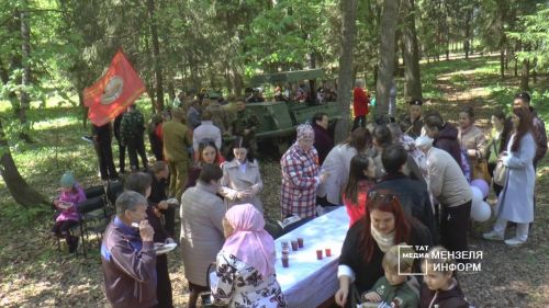 В День Победы мензелинцев традиционно угощали солдатской кашей