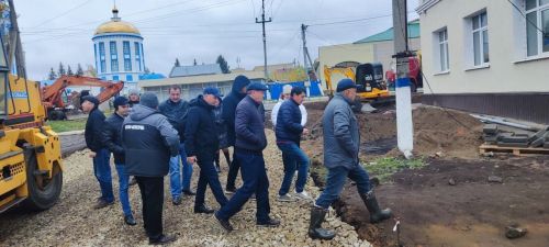 При строительстве новых объектов в Мензелинске улучшается и облик близлежащих улиц
